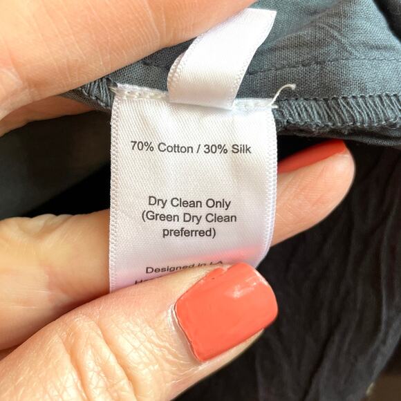 St. Roche Monarch Silk Dip Dye Mini Dress In Praline Wild Rose Black Size 10 New - Picture 15 of 15